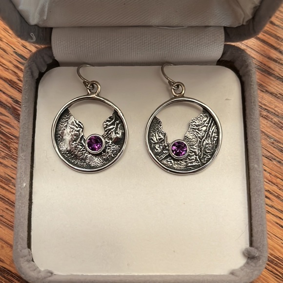Handmade AAA grade Amethyst Earrings ✨🧚🏼♀️ - Picture 5 of 8